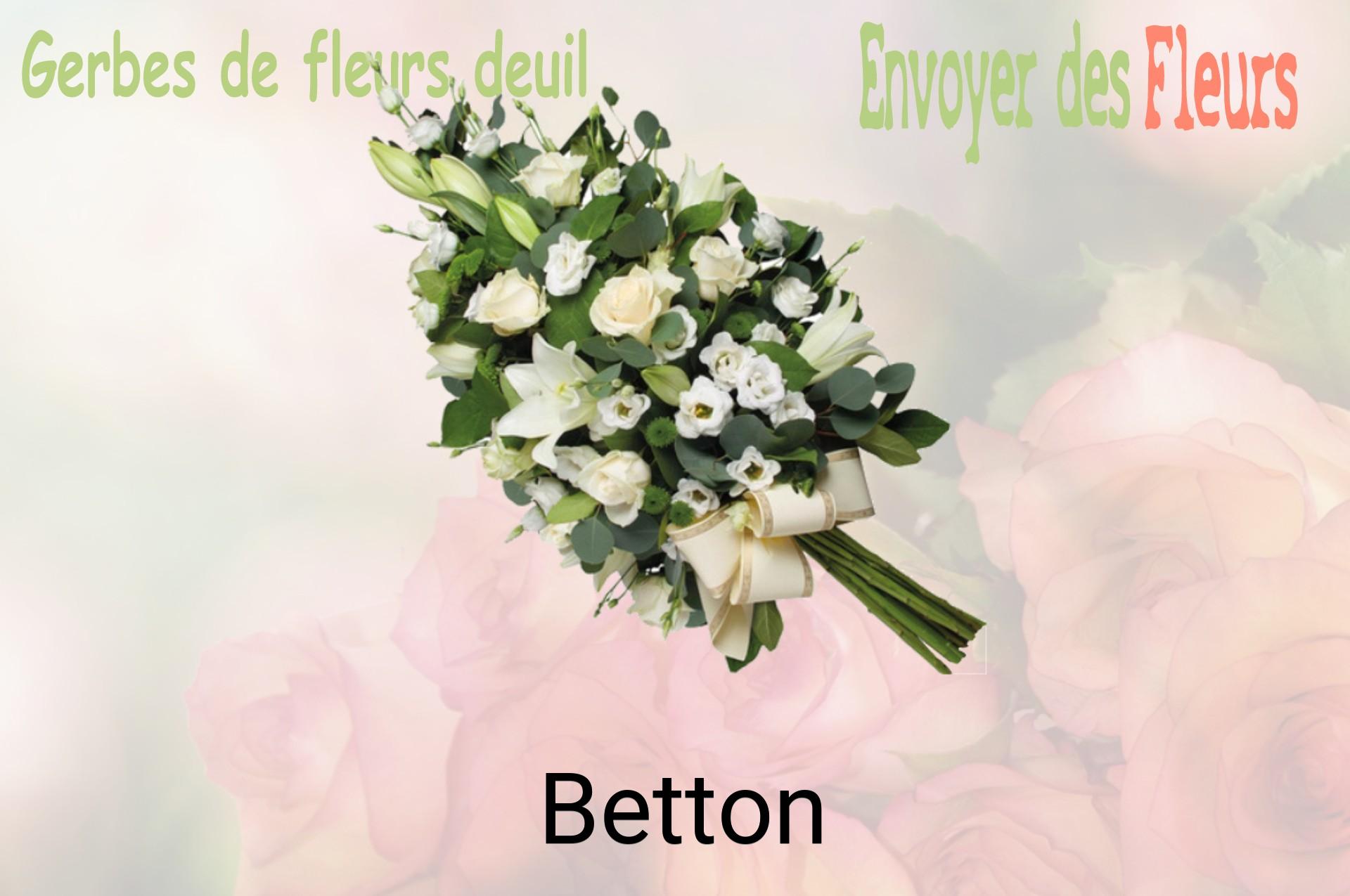 Gerbe de fleurs de deuil livrée à Betton